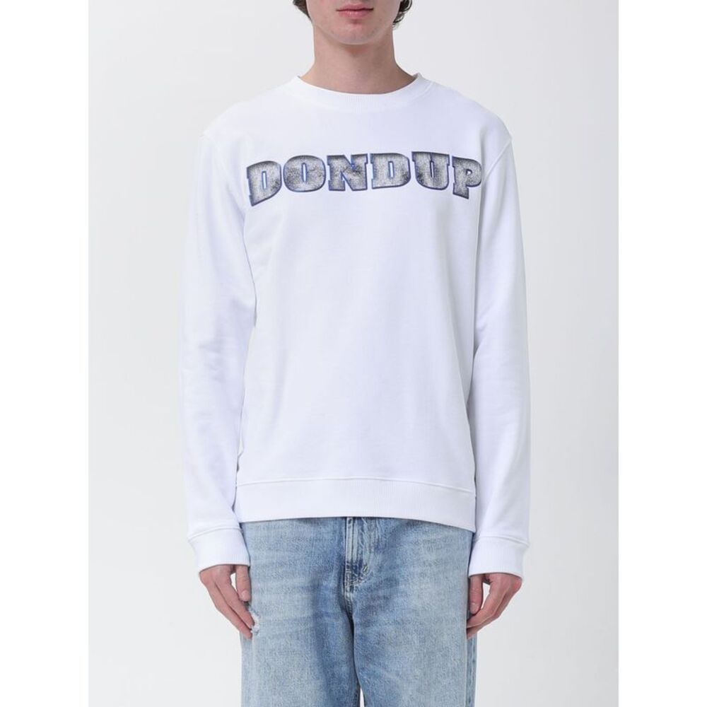 Dondup Men Cotton Crew Neck Sweatshirt With Logo Dondup